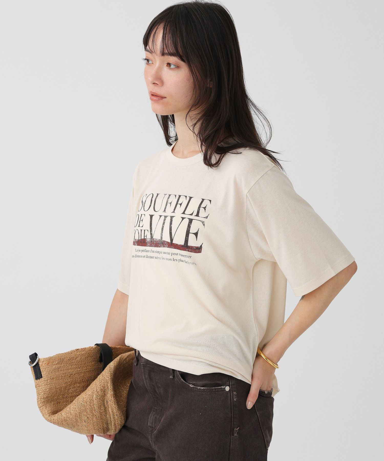  「【81BRANCA】＜別注＞Souffle TEE				」|Tシャツ・カットソー|