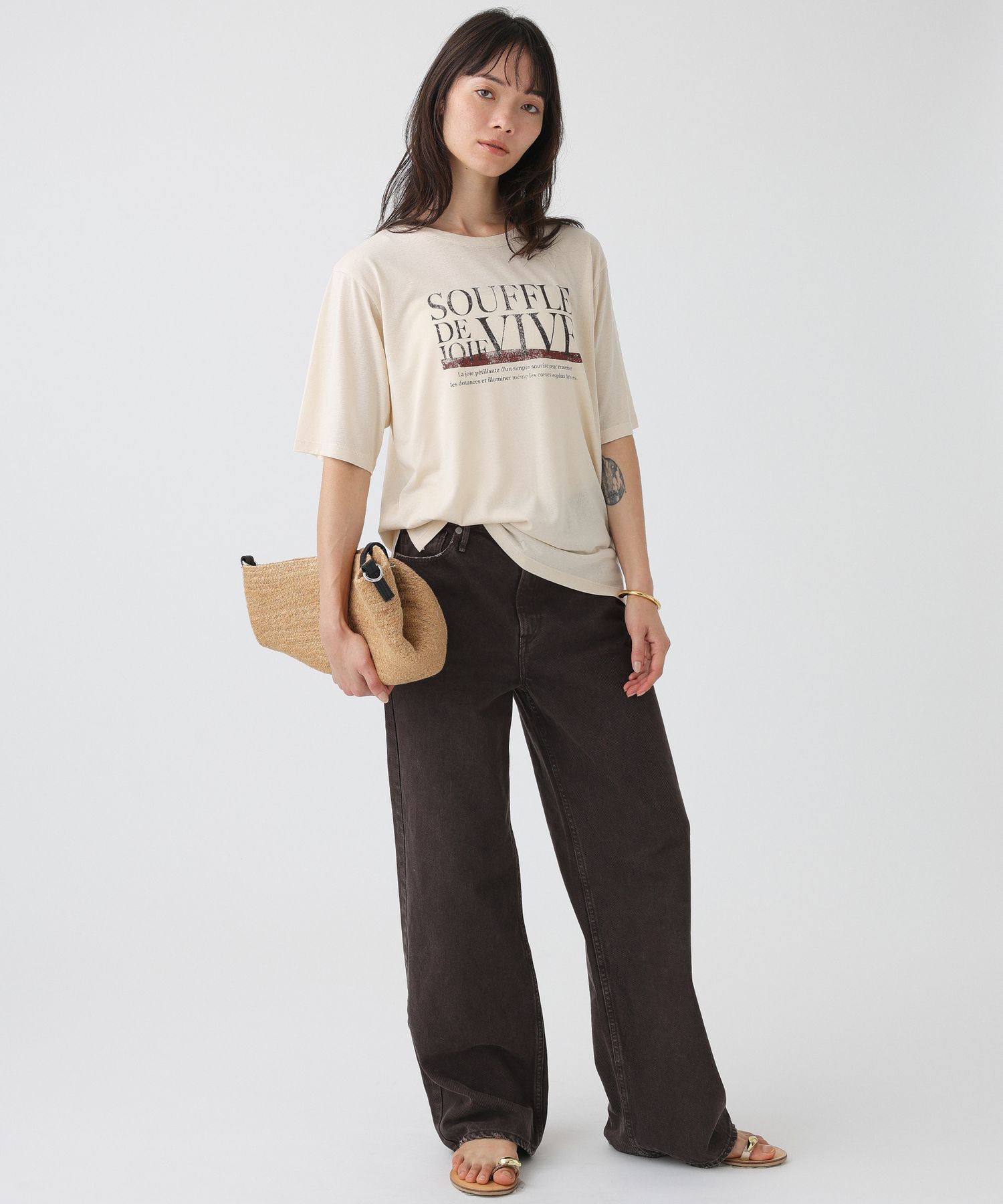  「【81BRANCA】＜別注＞Souffle TEE				」|Tシャツ・カットソー|