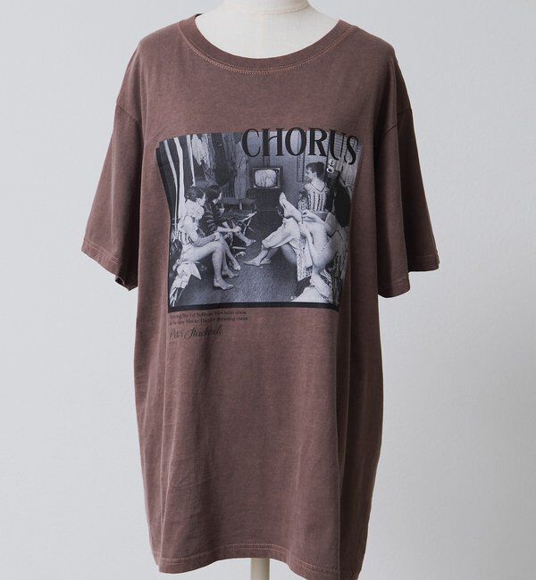  「【GOOD ROCK SPEED】LIFE フォトプリントロゴT　BROWN」|プルオーバー|