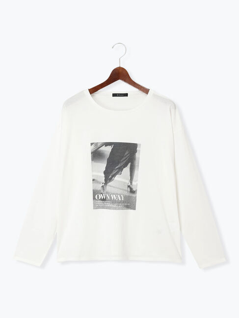 Te chichi「モノクロームフォトロンT」|Tシャツ・カットソー|