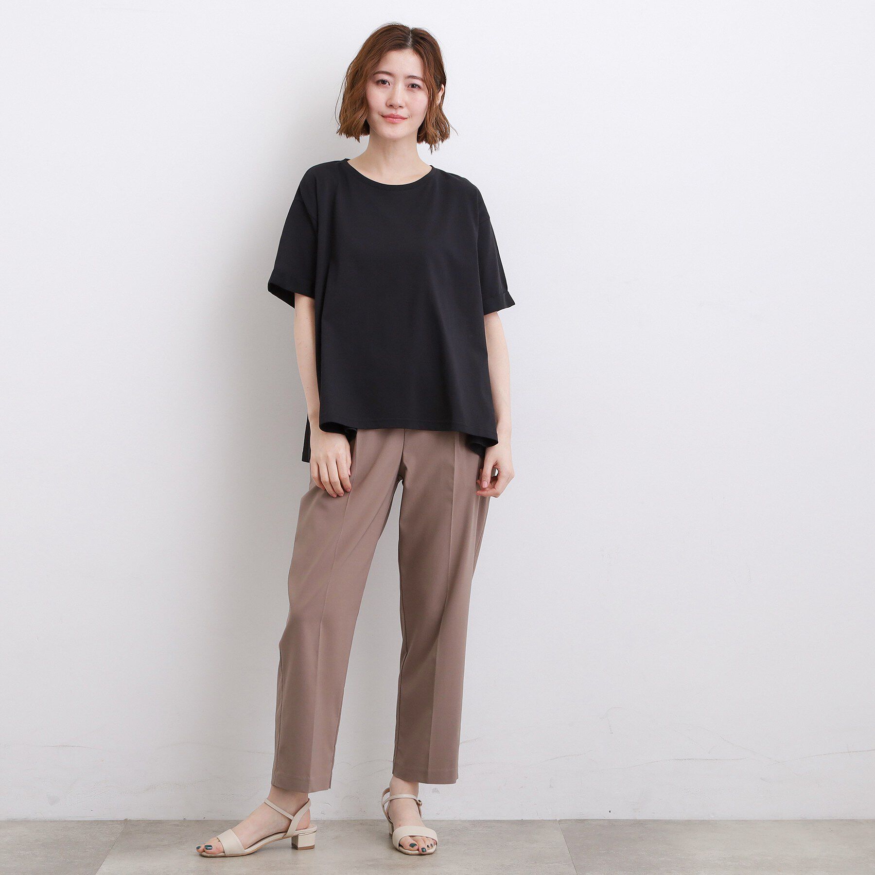 grove「【遮熱／吸水速乾／接触冷感／UVカット】フレアシルエットTシャツ」|Tシャツ・カットソー|
