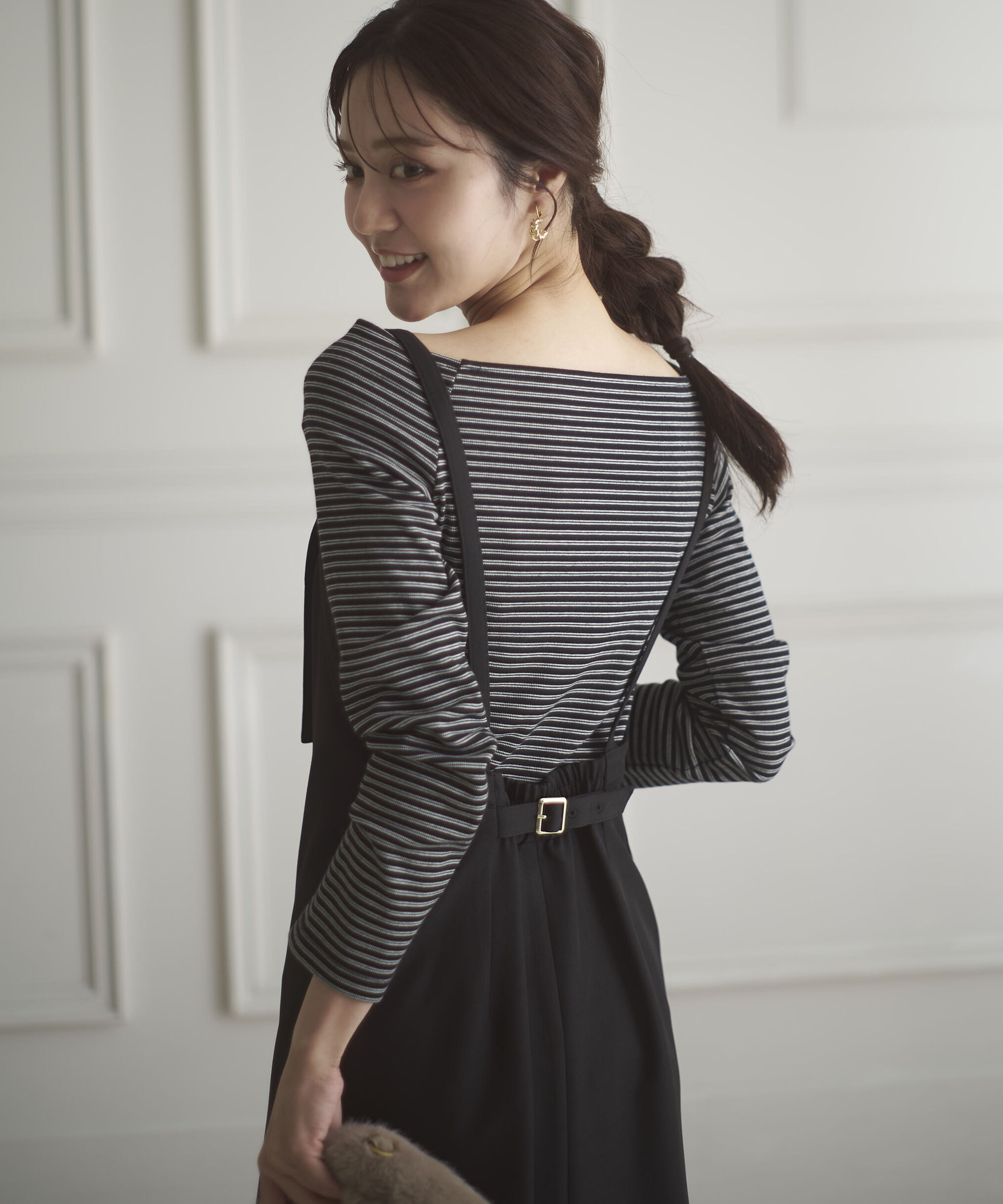 PROPORTION BODY DRESSING「フロントファスナーナロージャンスカ」|ワンピース|