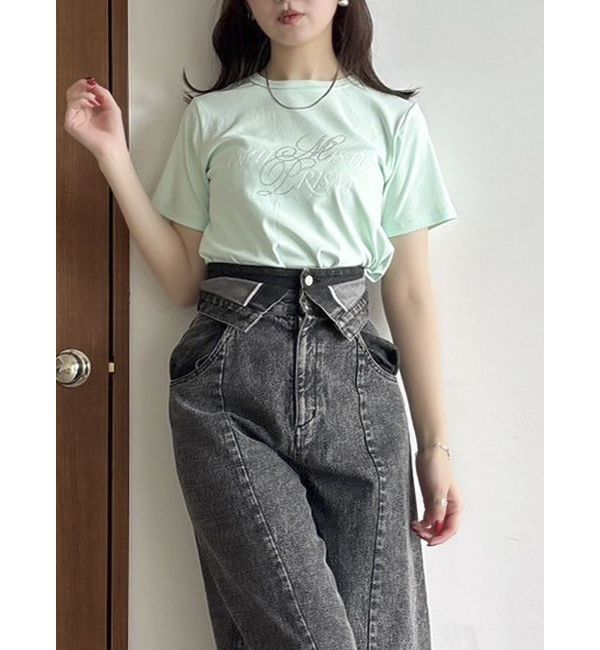dazzlin「Optimistic PrismTシャツ」|Tシャツ・カットソー|ミントグリーン