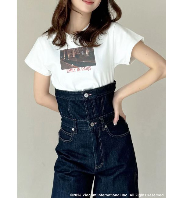 MERCURYDUO「【EMILY IN PARISコラボ】グラフィックロゴTシャツ」|Tシャツ・カットソー|
