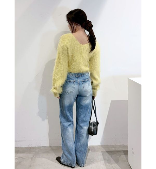 LAGUNAMOON「アルパカブレンドカシュクールニット」|ニット・セーター|