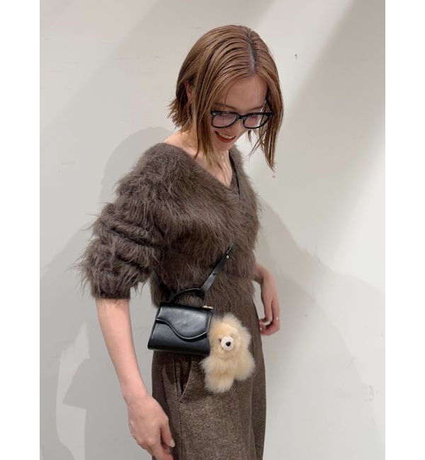 LAGUNAMOON「アルパカブレンドカシュクールニット」|ニット・セーター|