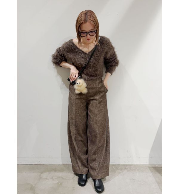 LAGUNAMOON「アルパカブレンドカシュクールニット」|ニット・セーター|