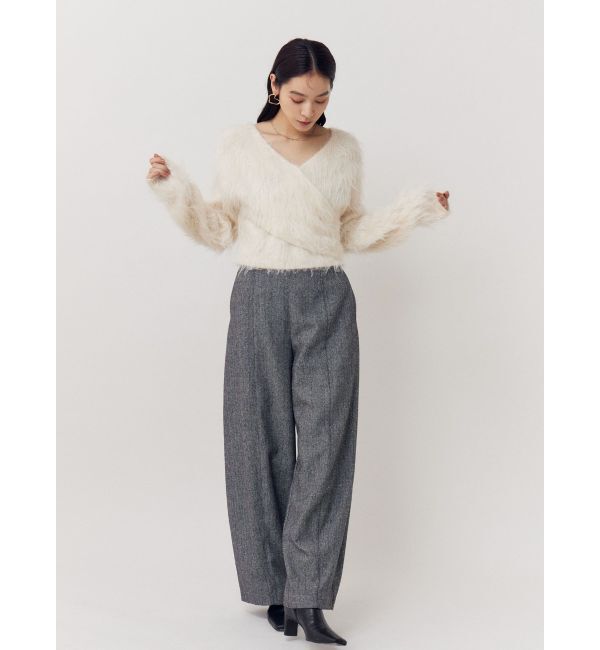 LAGUNAMOON「アルパカブレンドカシュクールニット」|ニット・セーター|