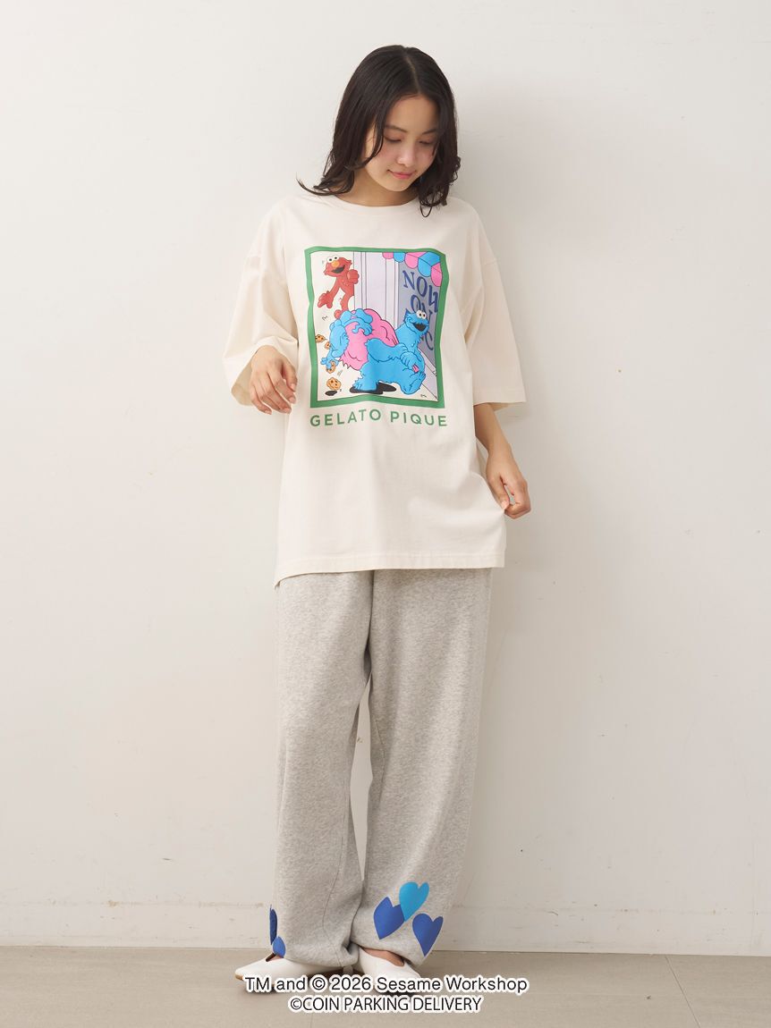 GELATO PIQUE HOMME「【SESAMESTREET&times;CPDHOOME meets GELATOPIQUE】コットンワンポイントプリントTシャツ」|ルームウェア|