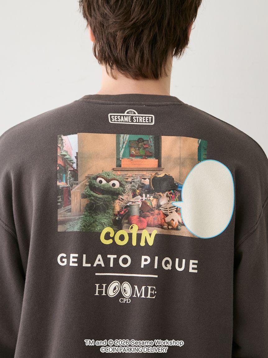 GELATO PIQUE HOMME「【SESAMESTREET&times;CPDHOOME meets GELATOPIQUE】コットン裏毛プリントプルオーバー」|プルオーバー|