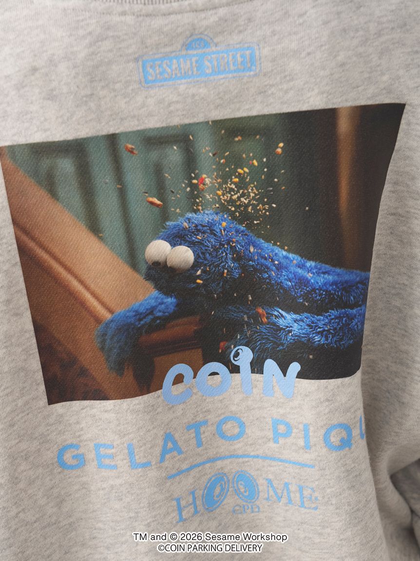 GELATO PIQUE HOMME「【SESAMESTREET&times;CPDHOOME meets GELATOPIQUE】コットン裏毛プリントプルオーバー」|プルオーバー|