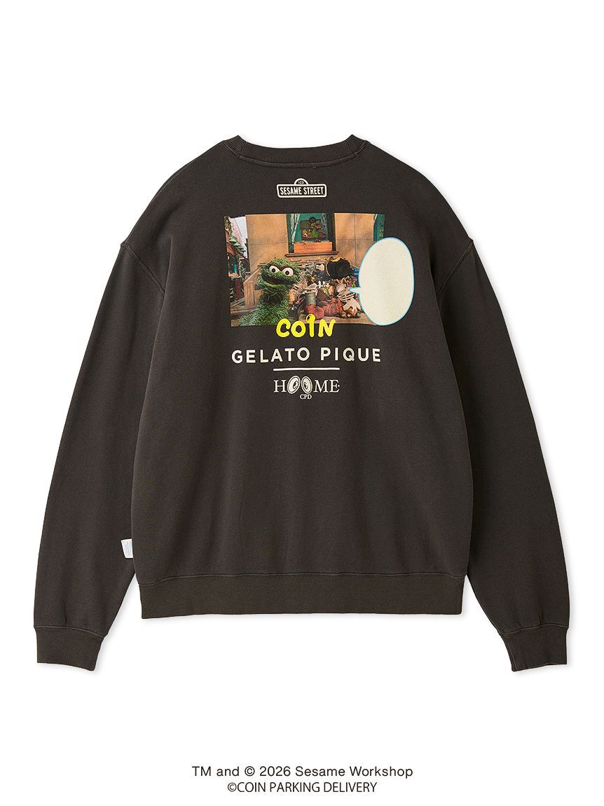 GELATO PIQUE HOMME「【SESAMESTREET&times;CPDHOOME meets GELATOPIQUE】コットン裏毛プリントプルオーバー」|プルオーバー|