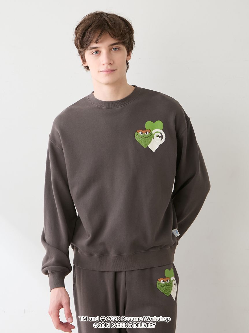 GELATO PIQUE HOMME「【SESAMESTREET&times;CPDHOOME meets GELATOPIQUE】コットン裏毛プリントプルオーバー」|プルオーバー|