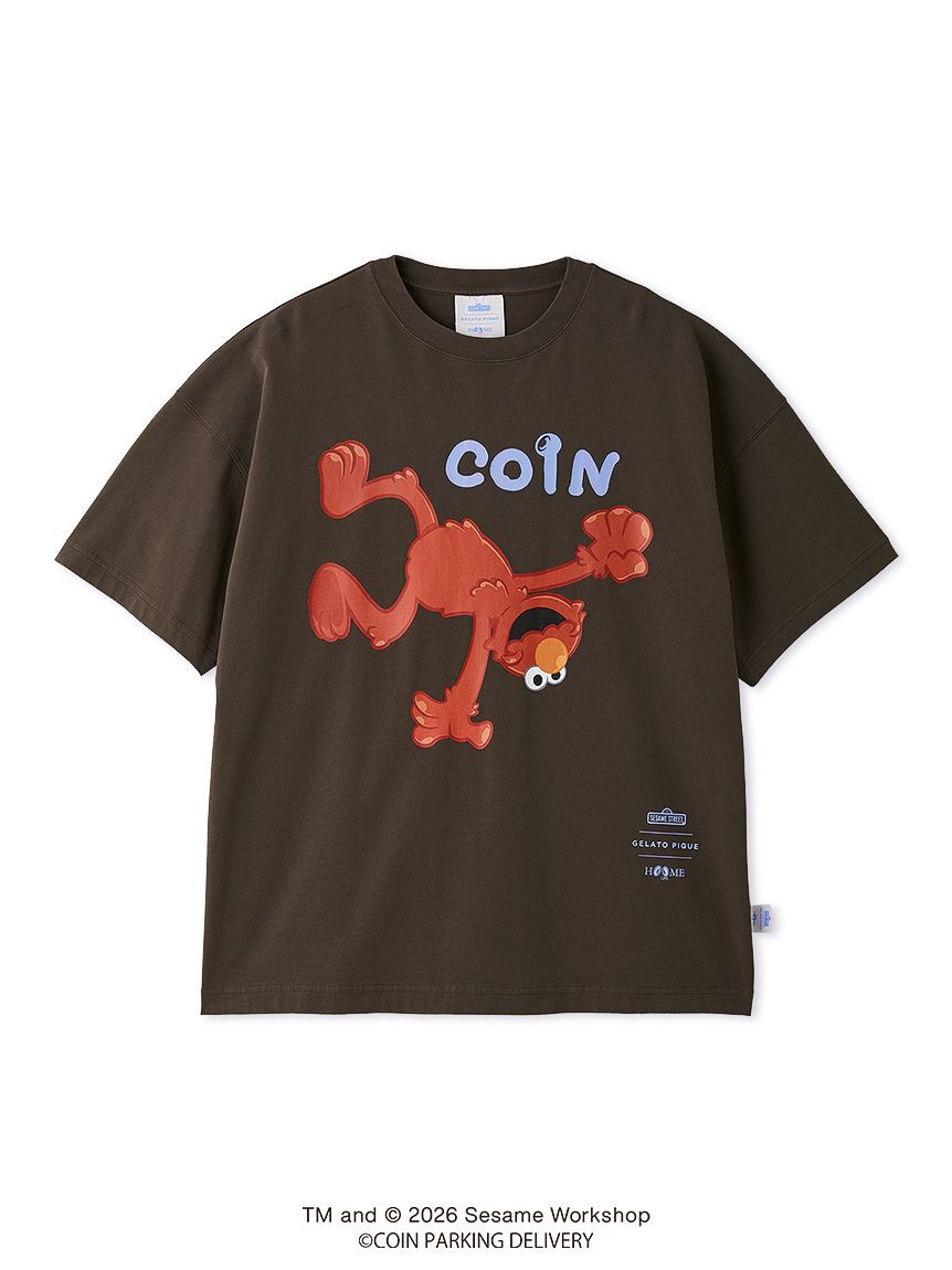 GELATO PIQUE HOMME「【SESAMESTREET&times;CPDHOOME meets GELATOPIQUE】コットンワンポイントプリントビックTシャツ」|ルームウェア|