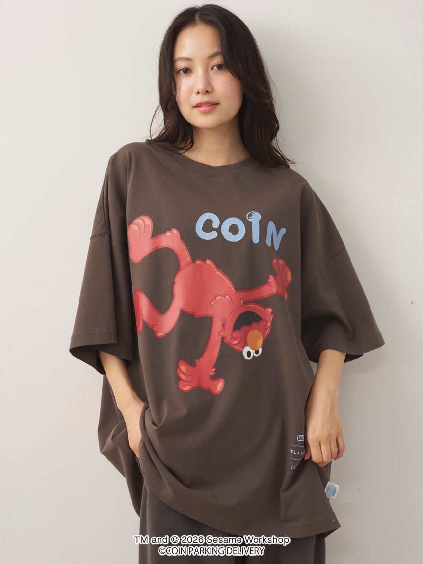 GELATO PIQUE HOMME「【SESAMESTREET&times;CPDHOOME meets GELATOPIQUE】コットンワンポイントプリントビックTシャツ」|ルームウェア|