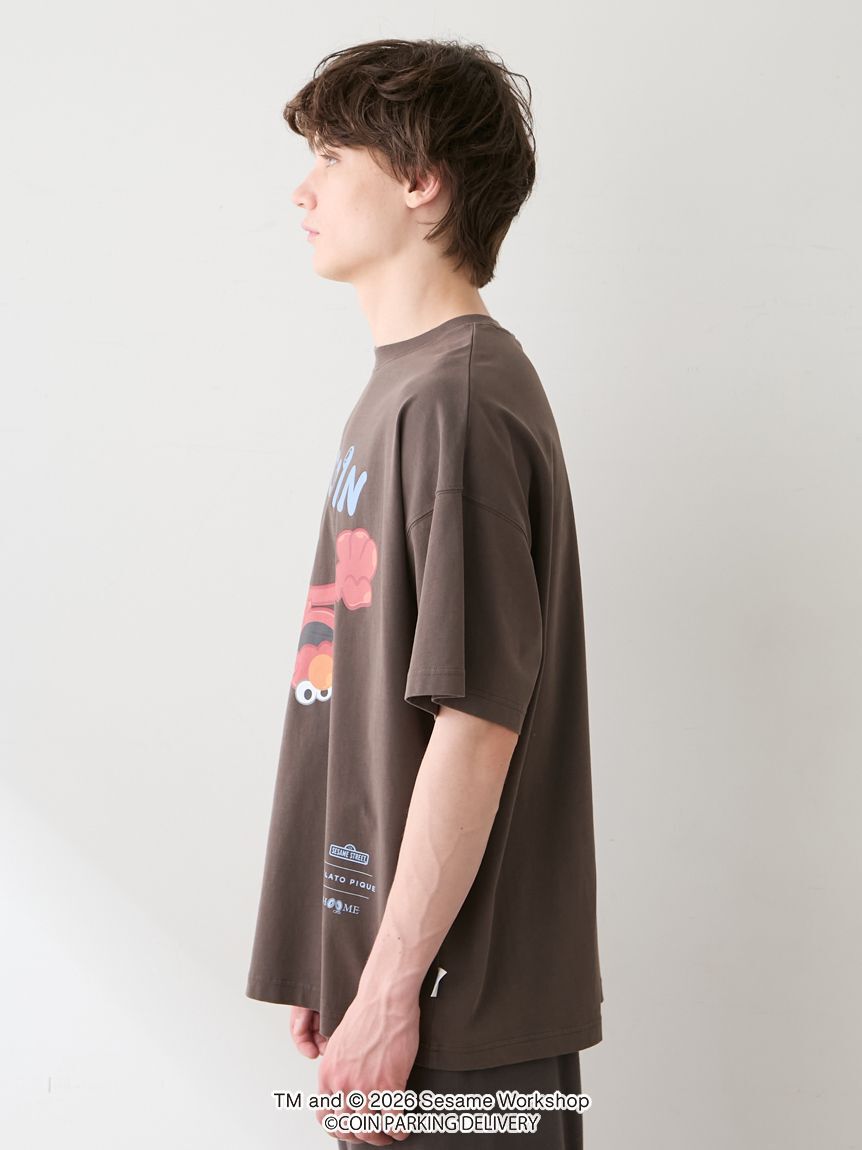 GELATO PIQUE HOMME「【SESAMESTREET&times;CPDHOOME meets GELATOPIQUE】コットンワンポイントプリントビックTシャツ」|ルームウェア|