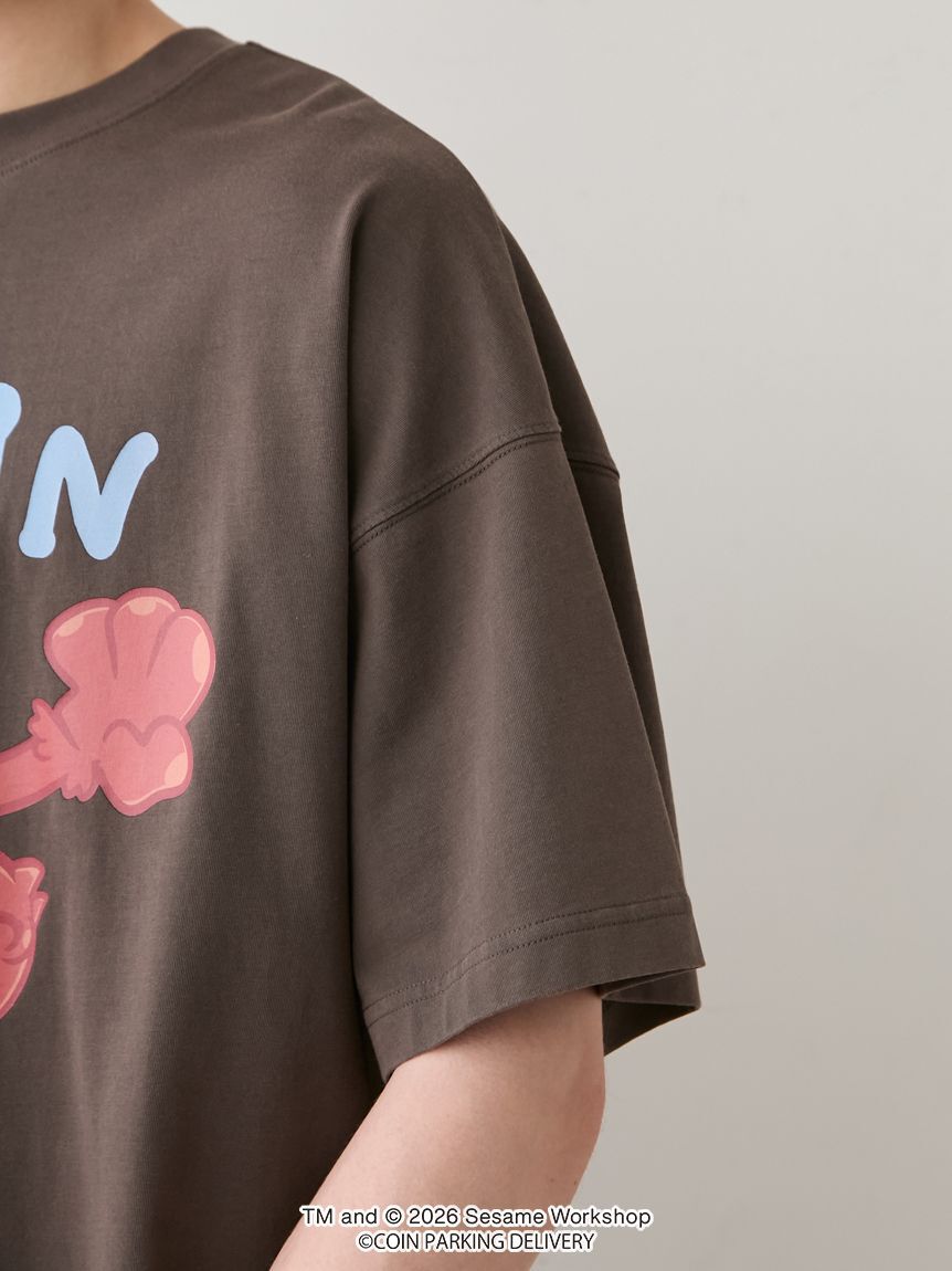 GELATO PIQUE HOMME「【SESAMESTREET&times;CPDHOOME meets GELATOPIQUE】コットンワンポイントプリントビックTシャツ」|ルームウェア|