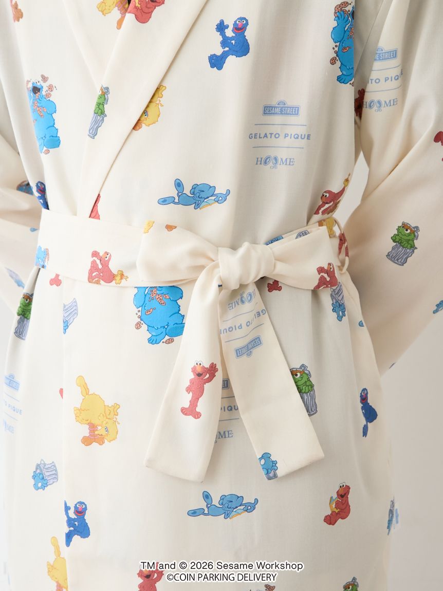 GELATO PIQUE HOMME「【SESAMESTREET&times;CPDHOOME meets GELATOPIQUE】総柄ガウン」|カーディガン|