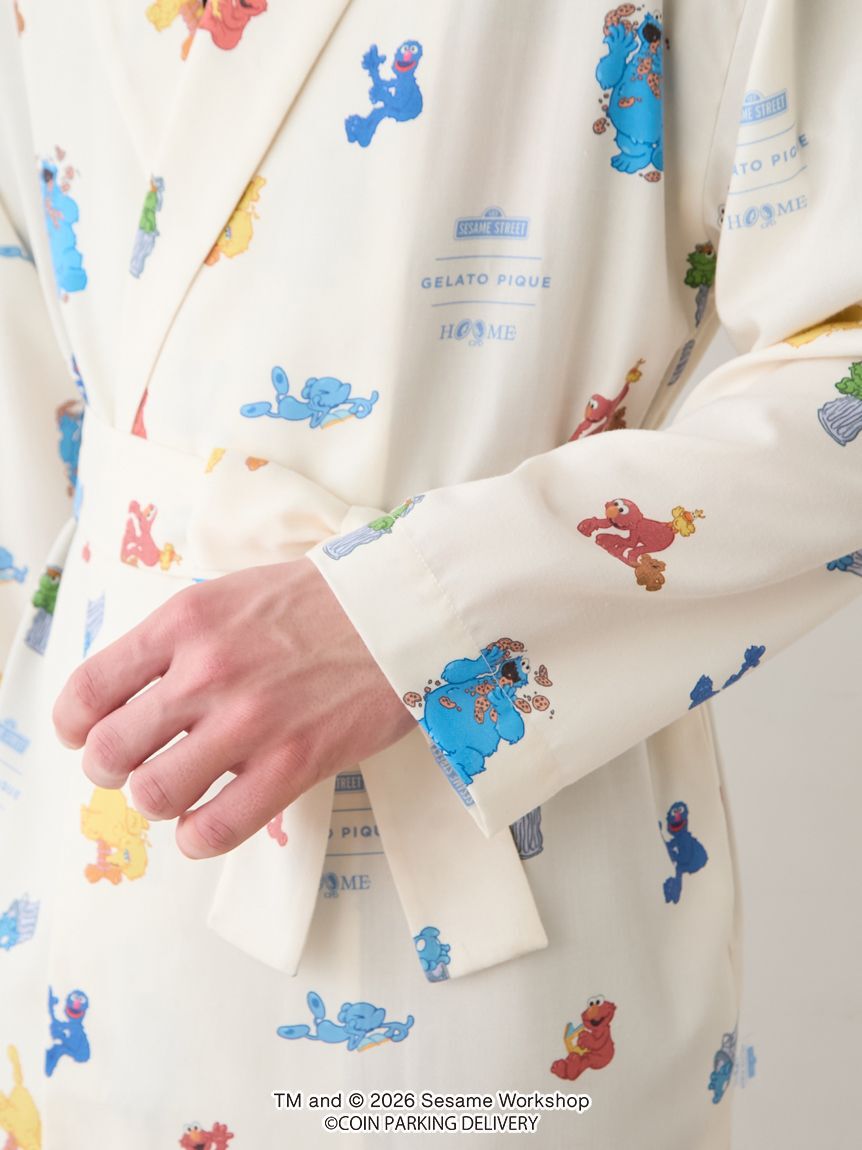GELATO PIQUE HOMME「【SESAMESTREET&times;CPDHOOME meets GELATOPIQUE】総柄ガウン」|カーディガン|