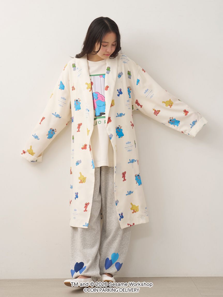 GELATO PIQUE HOMME「【SESAMESTREET&times;CPDHOOME meets GELATOPIQUE】総柄ガウン」|カーディガン|