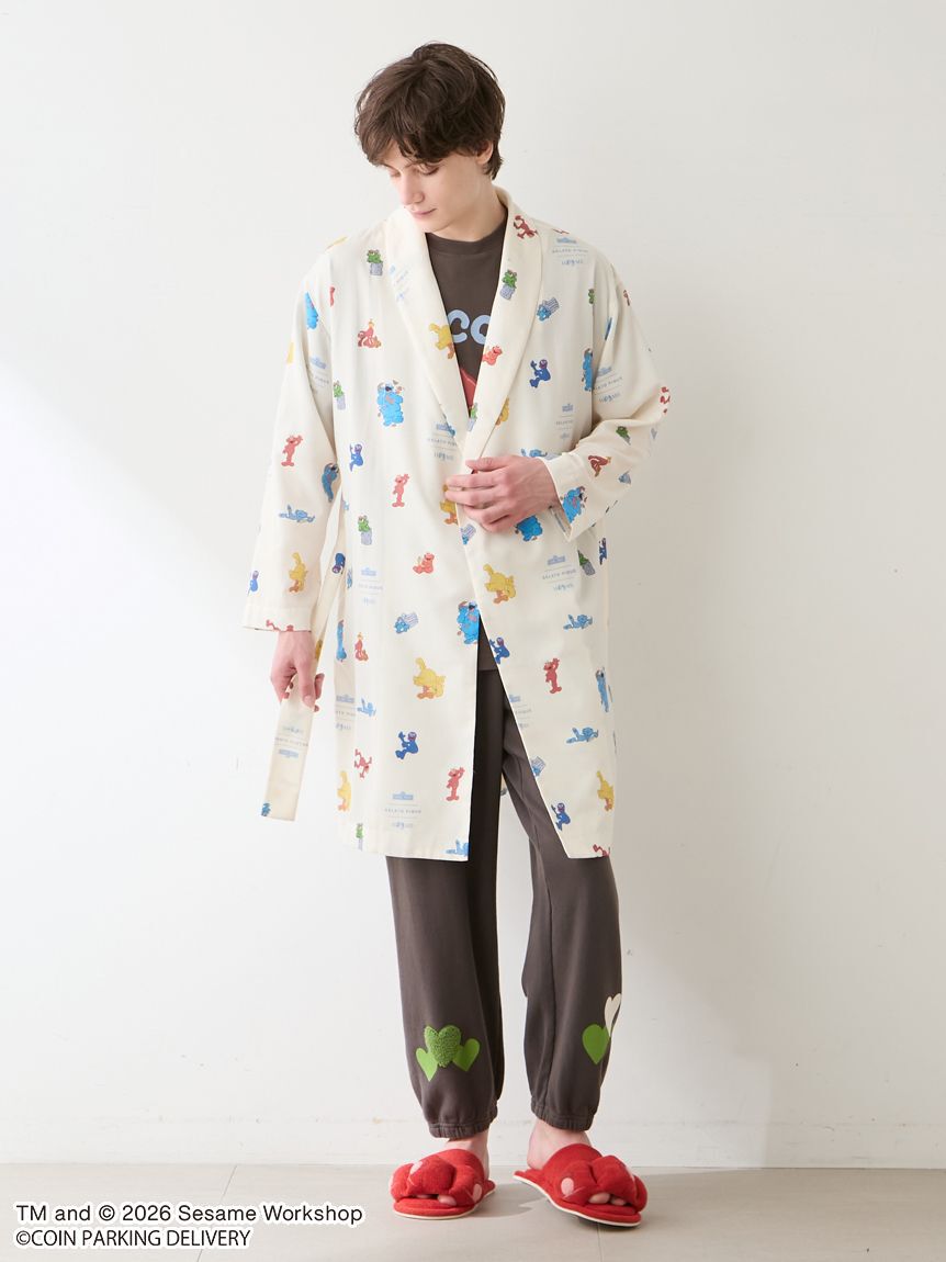 GELATO PIQUE HOMME「【SESAMESTREET&times;CPDHOOME meets GELATOPIQUE】総柄ガウン」|カーディガン|