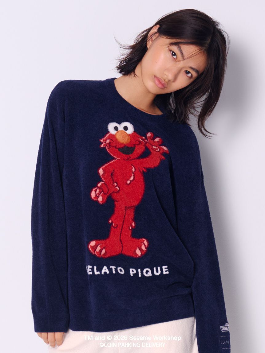 GELATO PIQUE HOMME「【SESAMESTREET&times;CPDHOOME meets GELATOPIQUE】エアリーモコジャガードプルオーバー」|プルオーバー|