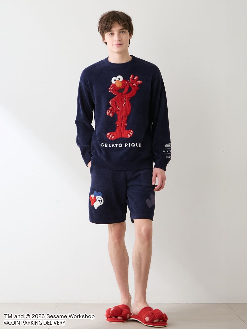 GELATO PIQUE HOMME「【SESAMESTREET&times;CPDHOOME meets GELATOPIQUE】エアリーモコジャガードプルオーバー」|プルオーバー|