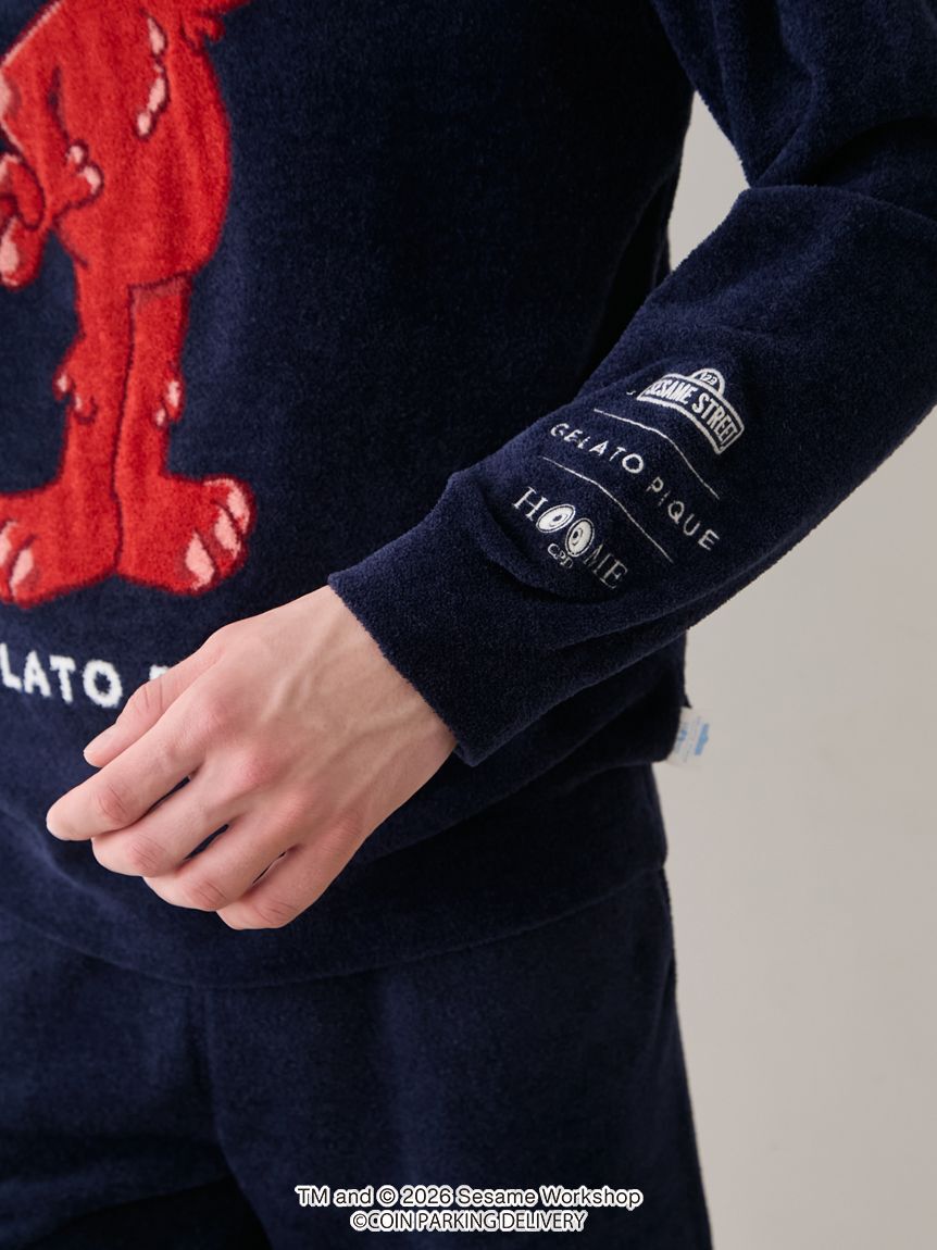 GELATO PIQUE HOMME「【SESAMESTREET&times;CPDHOOME meets GELATOPIQUE】エアリーモコジャガードプルオーバー」|プルオーバー|