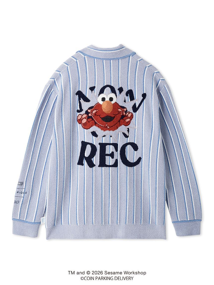 GELATO PIQUE HOMME「【SESAMESTREET&times;CPDHOOME meets GELATOPIQUE】エアリーモコストライプジャガードシャツ」|カーディガン|
