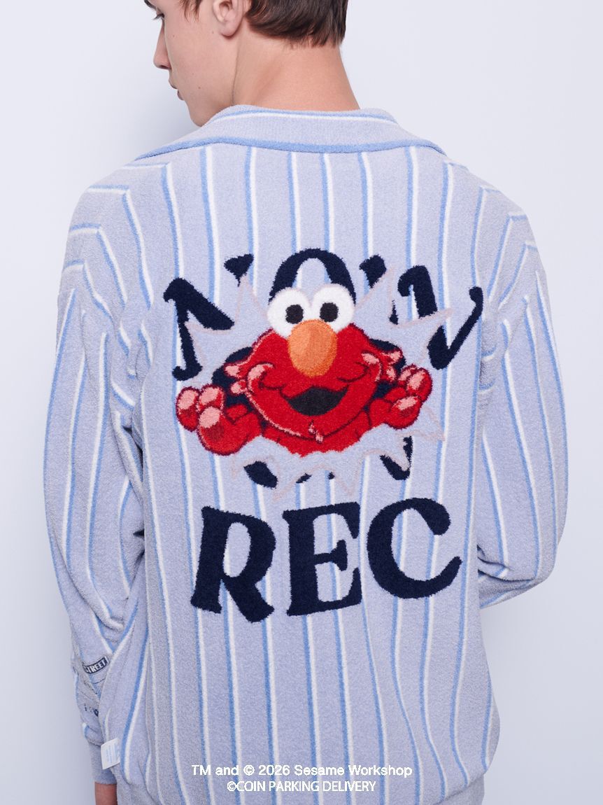 GELATO PIQUE HOMME「【SESAMESTREET&times;CPDHOOME meets GELATOPIQUE】エアリーモコストライプジャガードシャツ」|カーディガン|