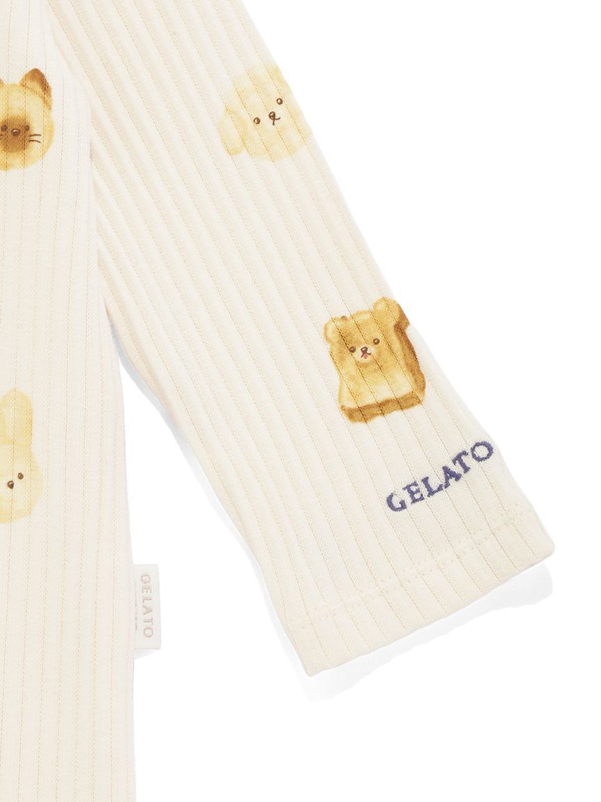 GELATO PIQUE KIDS & BABY「【BABY】アニマルブレッド柄ロンパース」|ロンパース|