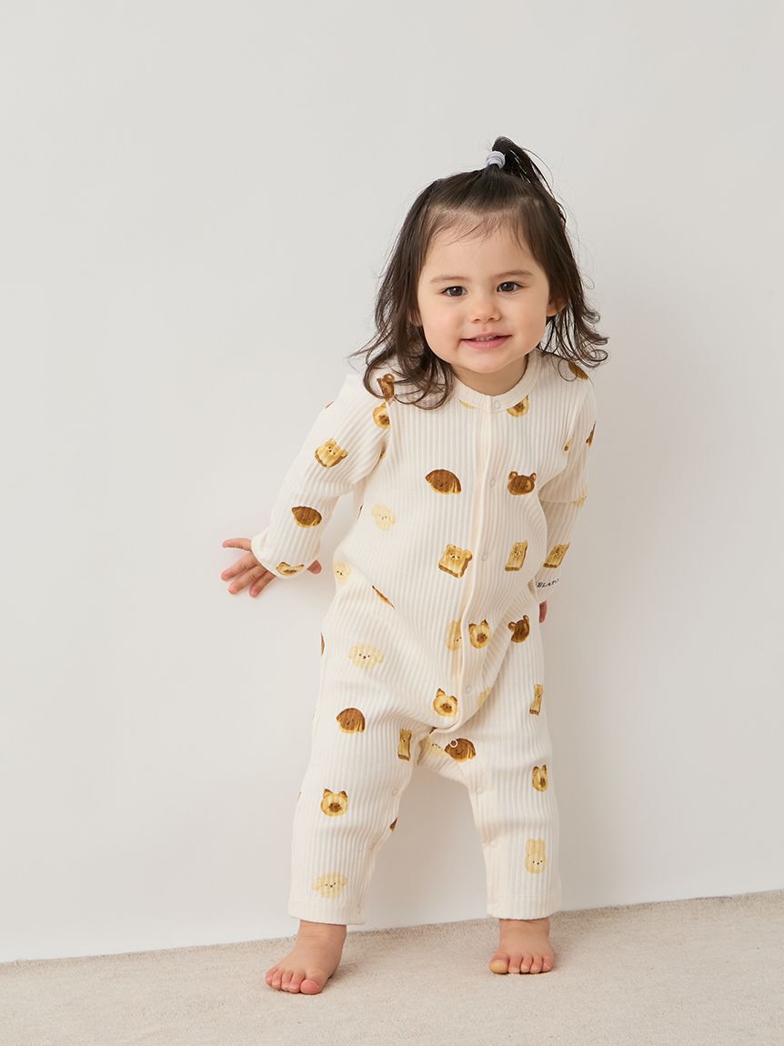 GELATO PIQUE KIDS & BABY「【BABY】アニマルブレッド柄ロンパース」|ロンパース|
