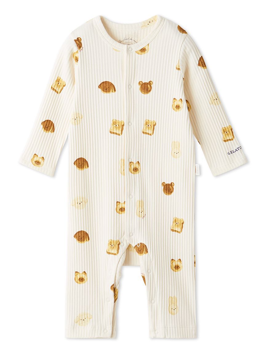 GELATO PIQUE KIDS & BABY「【BABY】アニマルブレッド柄ロンパース」|ロンパース|