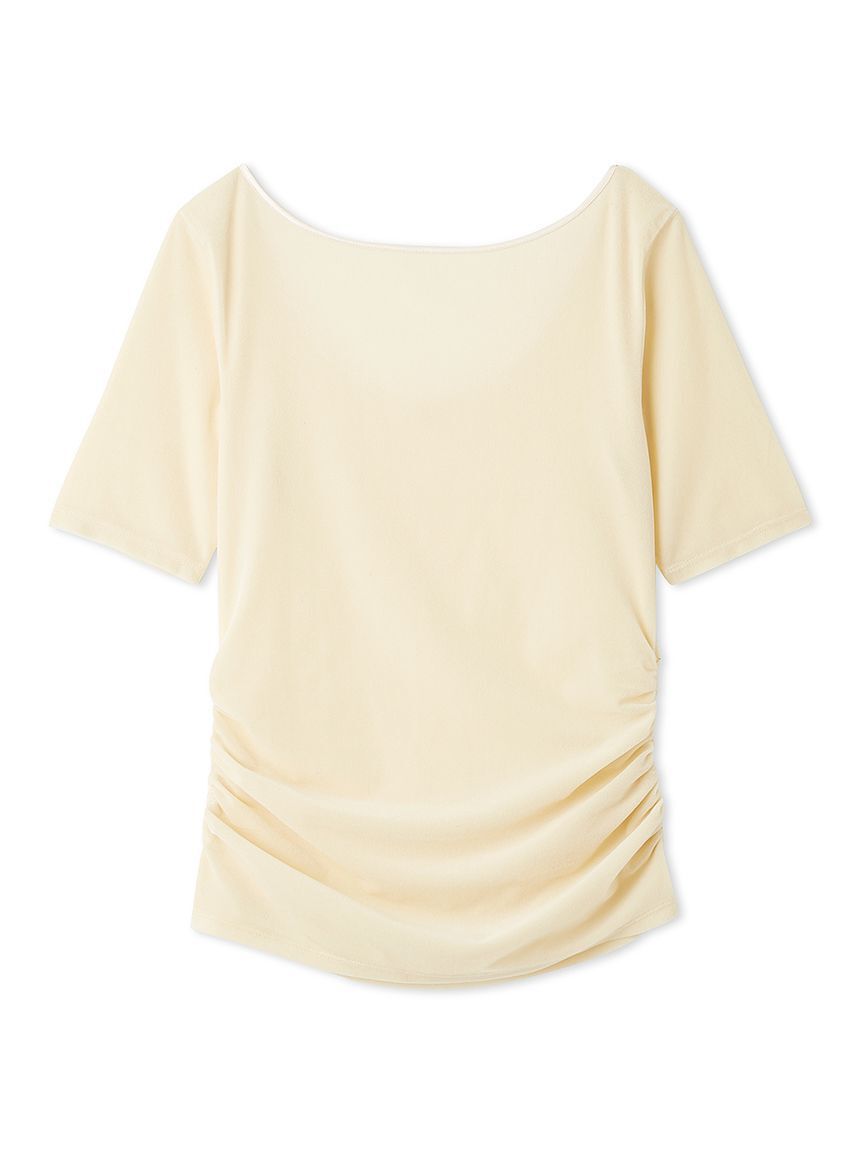 FRAY I.D「シアーベロアバックオープンTシャツ」|Tシャツ・カットソー|IVR