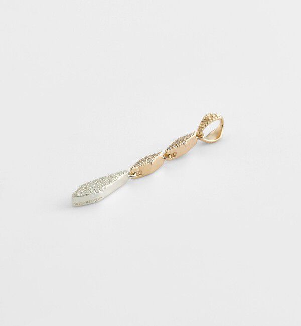 agete「K10／シルバーダイヤモンドチャーム（0.11ct ）」|チャーム・キーホルダー|
