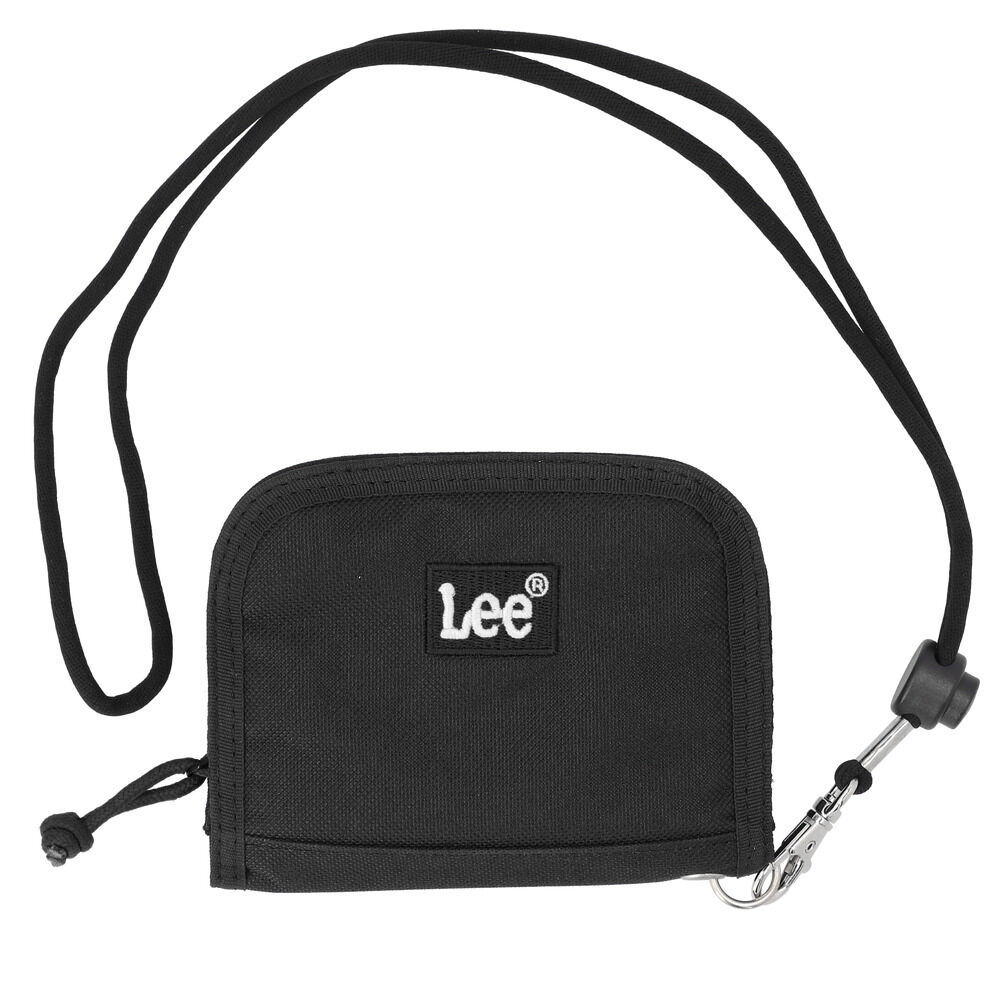 BACKYARD FAMILY「Lee リー 財布 0520726 通販 二つ折り財布 2つ折り財布 コンパクト財布 ミニ財布」|財布|ブラック1