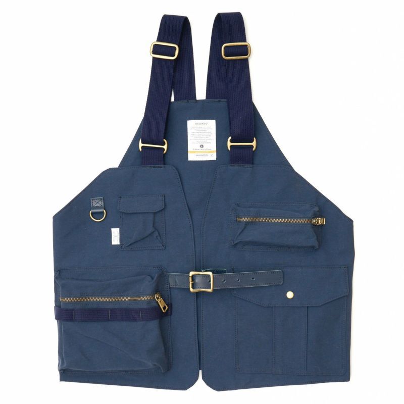 AS2OV「AS2OV / アッソブ SHRINK NYLON CAMP VEST 1」|ベスト・ジレ|ネイビー