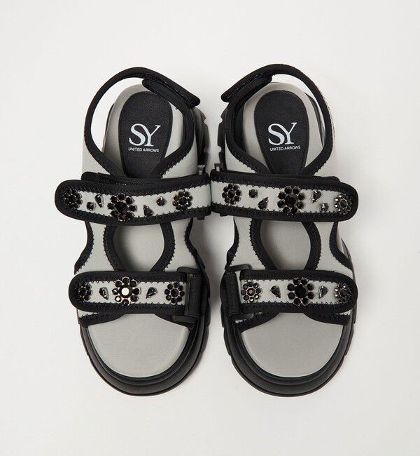 SY UNITED ARROWS「＜SY＞ ネオプレーンビジュー サンダル75」|サンダル|