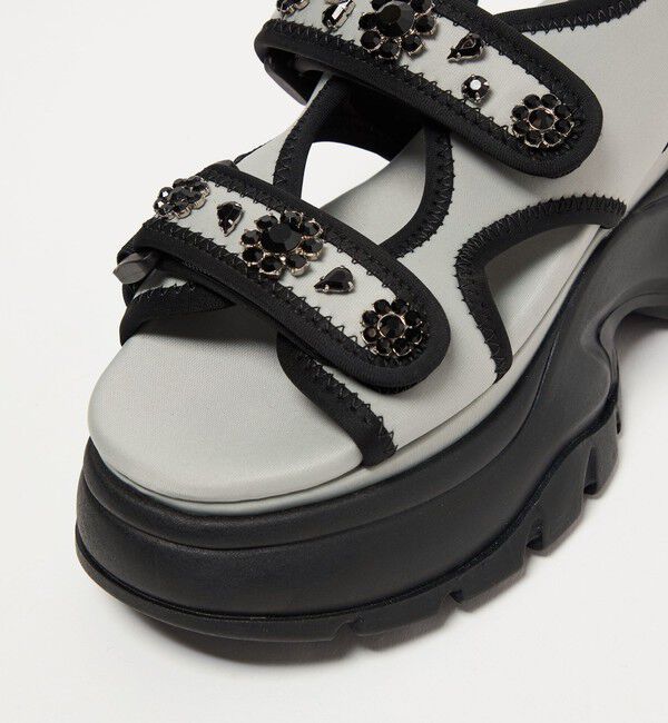 SY UNITED ARROWS「＜SY＞ ネオプレーンビジュー サンダル75」|サンダル|