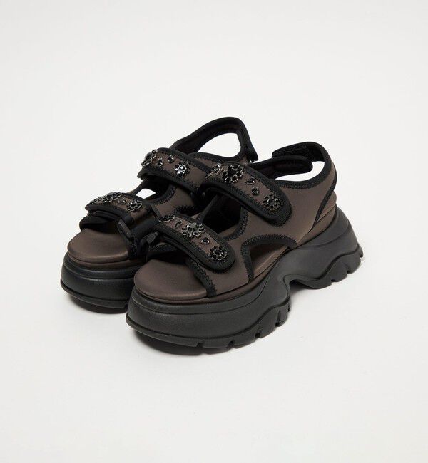 SY UNITED ARROWS「＜SY＞ ネオプレーンビジュー サンダル75」|サンダル|