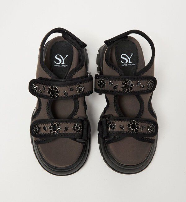 SY UNITED ARROWS「＜SY＞ ネオプレーンビジュー サンダル75」|サンダル|