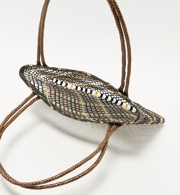 ODETTE E ODILE「＜Diminutivo＞ スカシアミメッシュ L」|かごバッグ|