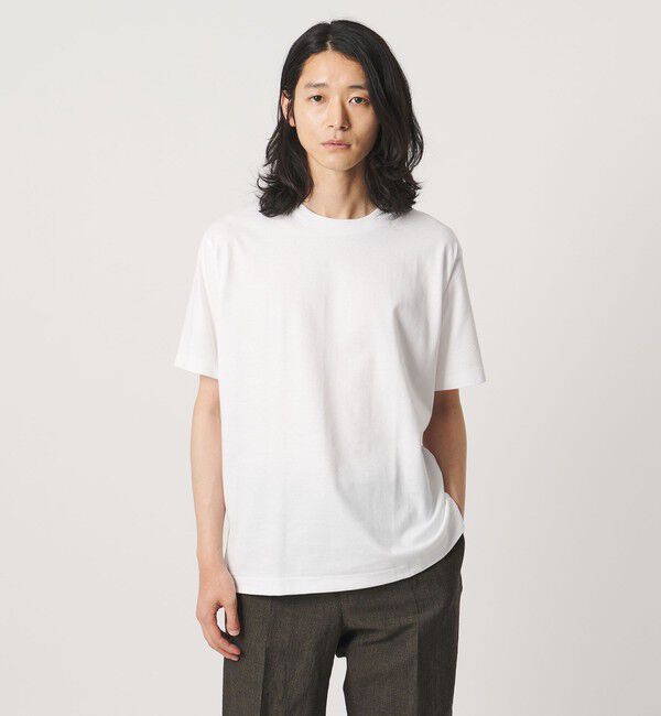 UNITED ARROWS「SARROWS/サローズ オーガニックコットン クルーネック Tシャツ」|Tシャツ・カットソー|WHITE