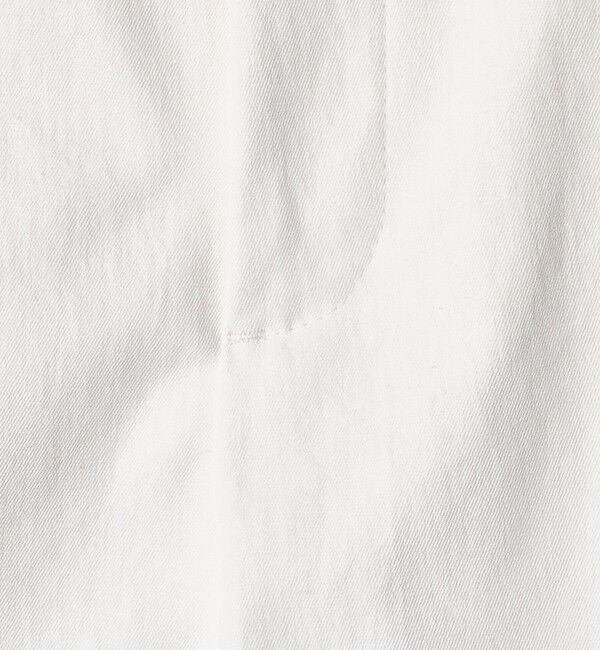 UNITED ARROWS「RIRANCHA ツイル スリムパンツ WHITE ‐ウォッシャブル‐」|スラックス|