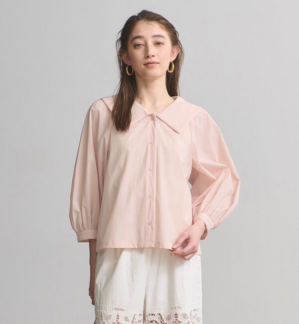 UNITED ARROWS「ビック カラー ブラウス ‐はっ水 ウォッシャブル‐」|シャツ・ブラウス|