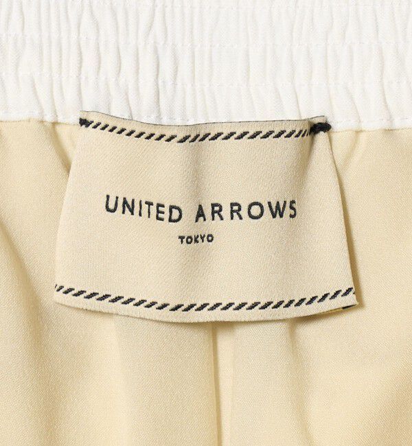 UNITED ARROWS「NALYA クロップドパンツ OFF WHITE」|スラックス|