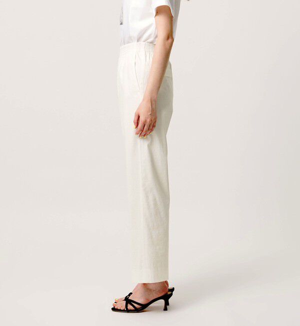 UNITED ARROWS「NALYA クロップドパンツ OFF WHITE」|スラックス|