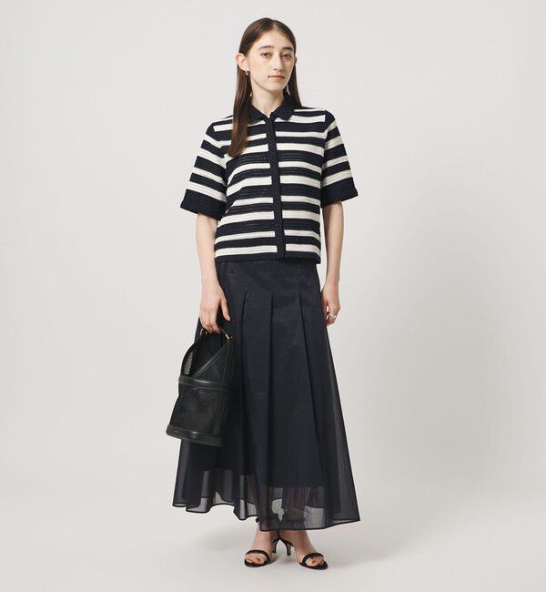 UNITED ARROWS「メッシュ スパングル カーディガン ‐ウォッシャブル‐」|カーディガン|