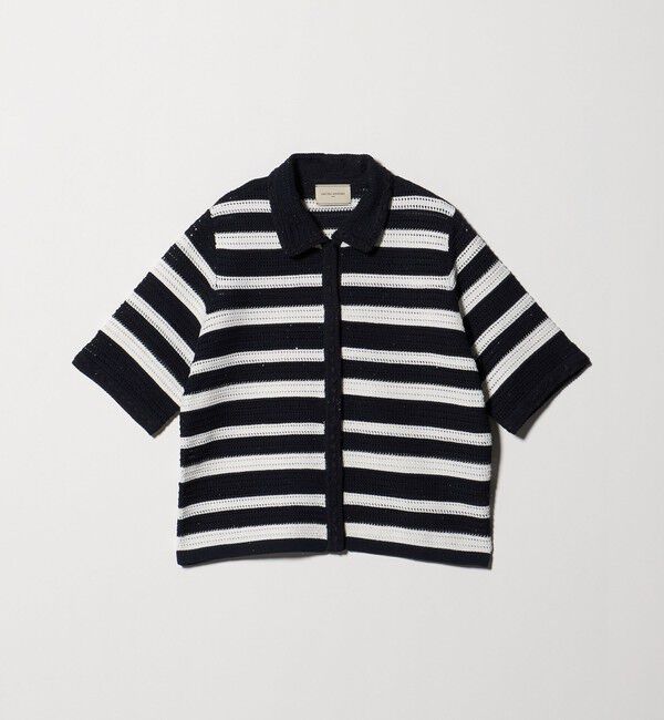 UNITED ARROWS「メッシュ スパングル カーディガン ‐ウォッシャブル‐」|カーディガン|