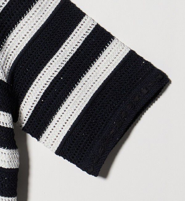 UNITED ARROWS「メッシュ スパングル カーディガン ‐ウォッシャブル‐」|カーディガン|